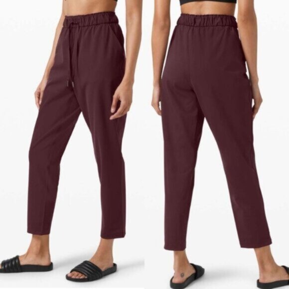 Lululemon Keep Moving Pant 7/8 High-Rise Cassis - Picture 1 of 7